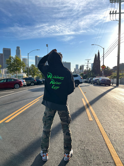 WINNERS NEVER LOSE HOODIE :GREEN: