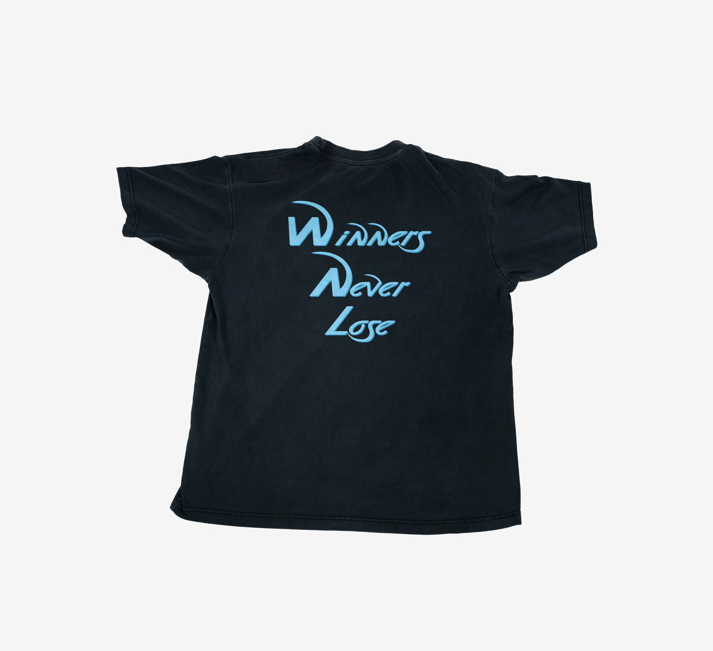 WINNERS NEVER LOSE TEE :BLUE: