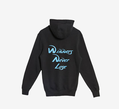 WINNERS NEVER LOSE HOODIE :BLUE: