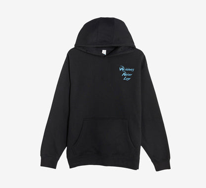 WINNERS NEVER LOSE HOODIE :BLUE: